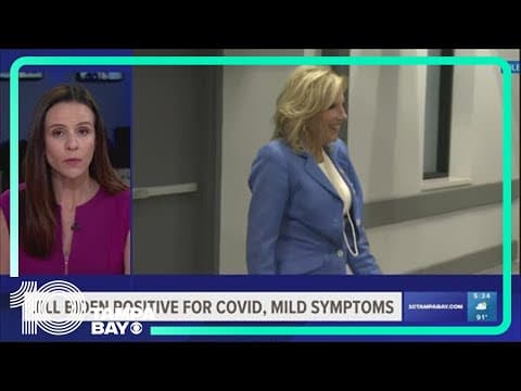 Jill Biden tests positive for COVID, experiencing mild symptoms