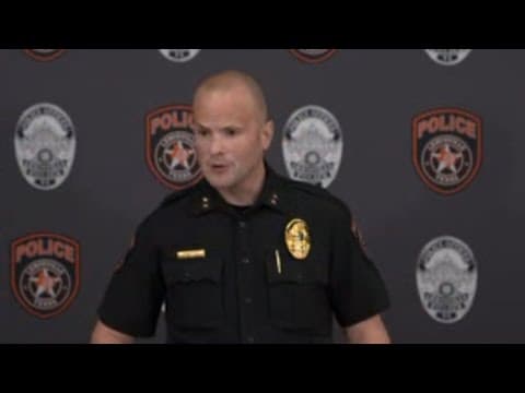 Press conference: Officials on North Texas county commissioner stabbed, husband killed by grandson