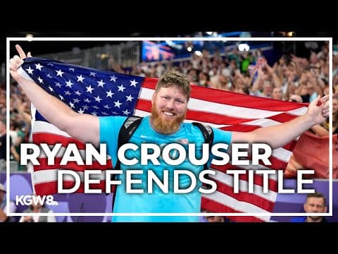 Oregon's Ryan Crouser clinches historic win in shot put final