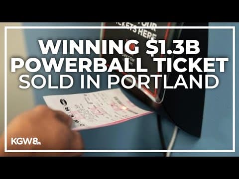 Winning $1.3 billion Powerball ticket sold in Portland, Oregon