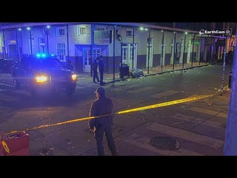 At least 10 dead after car crashes into crowd in New Orleans