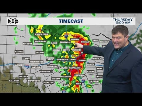 DFW Weather: Strong storms possible Thursday