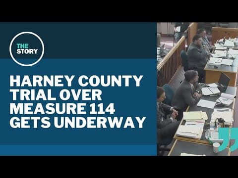 Oregon attorneys grill expert witness for gun groups as Measure 114 trial begins in Harney County