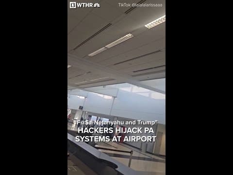 Hackers hijack PA systems in 4 airports
