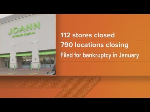 Joann stores across the country closed