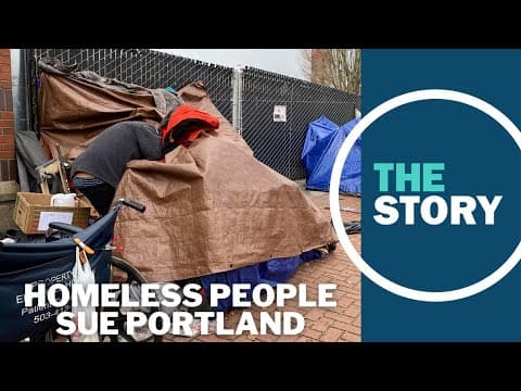 Homeless Portlanders sue the city to block enforcement of daytime camping ban