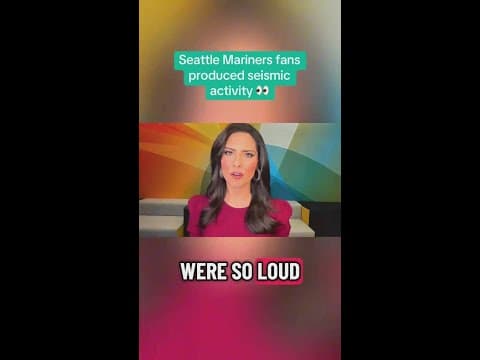 Mariners fans produce seismic activity during historic Game 5 victory