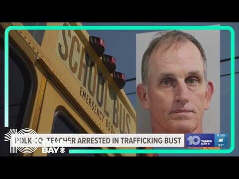 Polk County teacher arrested in human trafficking sting