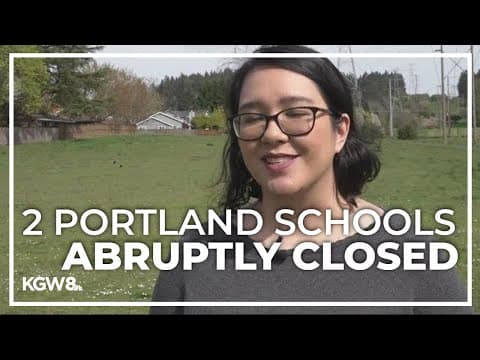 2 Portland Montessori schools abruptly closed for months