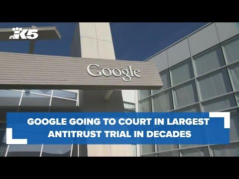 Google going to court in largest antitrust trial in decades
