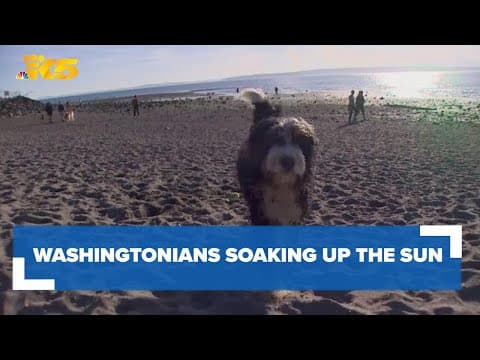 Washingtonians get out to enjoy the warm, sunny weather