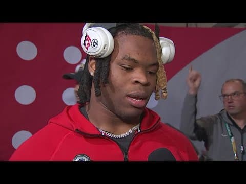 Quinshon Judkins postgame interview | Ohio State-Notre Dame national championship