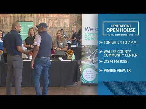 CenterPoint Energy hosts town hall meeting at Waller County Community Center