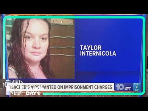 Teacher's aide wanted in connection to 7-year-old tied to chair