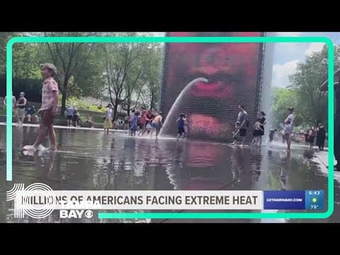 Stay hydrated: Millions of Americans are facing extreme heat