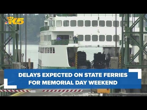 Delays expected on state ferries this weekend