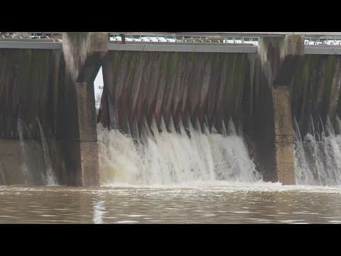 US Army Corps tests Spillway