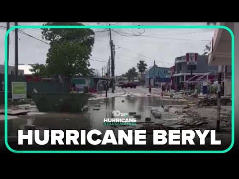 Hurricane Beryl leaves behind damage in Barbados.