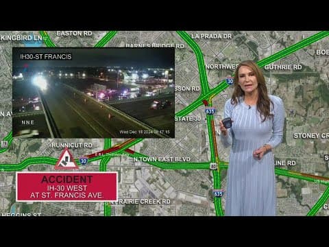 DFW Traffic: Several accidents causing slowdowns on North Texas roads