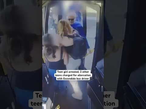 Teenage girl arrested for altercation with Escondido bus driver, 2 other teens charged & released