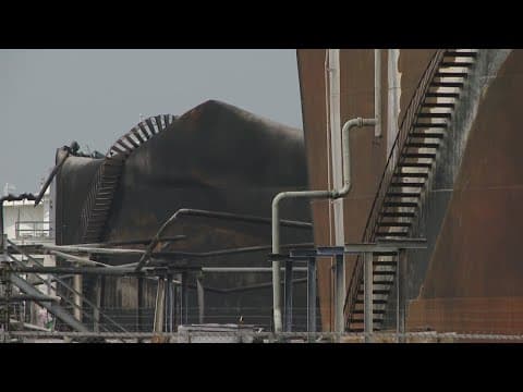 St. John Parish refinery left charred and damaged following massive chemical fire