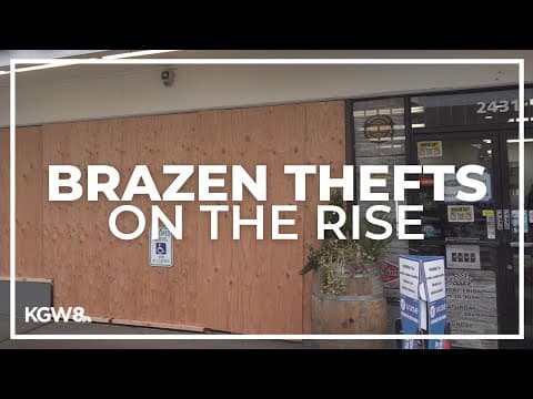 Thieves steal ATM from Irvington gas station, another plows through REI store