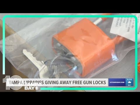 Tampa libraries giving away free gun locks