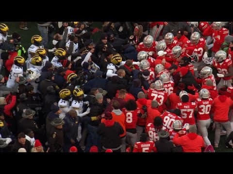 Big Ten issues $100,000 fines to Ohio State and Michigan after postgame brawl