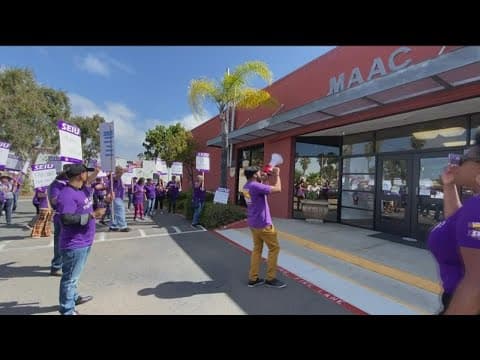 MAAC members go on unfair labor practice strike throughout San Diego County