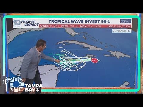 Tracking the tropics: Disturbance in the Western Caribbean increasing chances of development