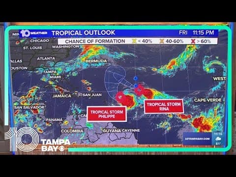 Tracking the Tropics: 2 tropical storms taking over the Atlantic; no threat to Florida
