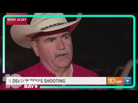 Gunman on the run after 5 killed and 3 hurt in Texas, sheriff says