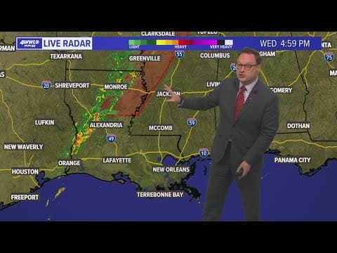 Weather: Rain and storms overnight with a cold front