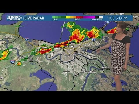 New Orleans Weather: Scattered downpours return Wednesday