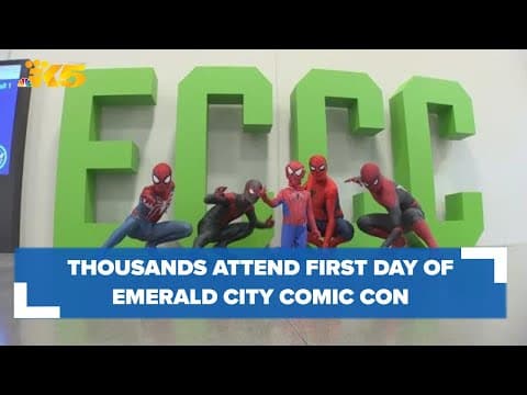 Emerald City Comic Con underway in downtown Seattle