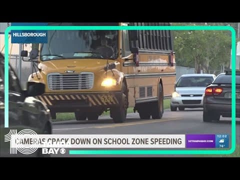 Cameras in Hillsborough County crackdown on school zone speeding