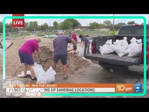 Pasco County opens sandbag locations ahead of severe weather