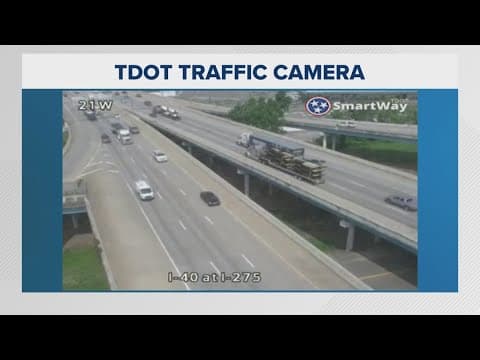 Night work happening on ramps from I-40 and I-275 Wednesday night near Downtown Knoxville