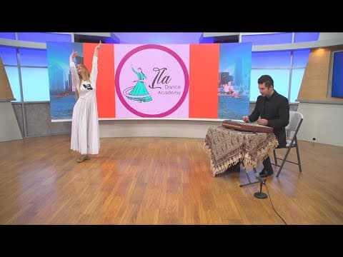 Member of Tehran dance group dances in honor of Global Day of Dance for Freedom