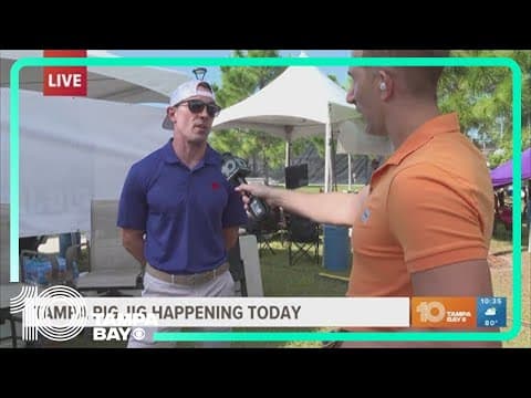 Tampa 'Pig Jig' kicks off to raise money for rare kidney disease research