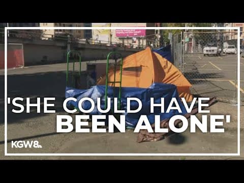 Homeless woman gives birth in downtown Portland tent