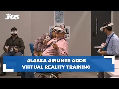 Alaska Airlines adds virtual reality training