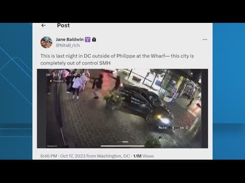 Armed robbery at The Wharf in DC caught on camera