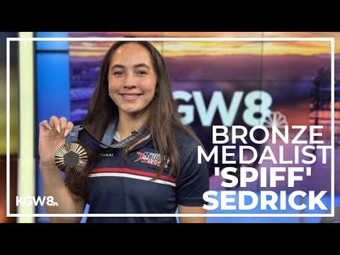 Spiff Sedrick talks moment she secured Team USA rugby's Olympic bronze medal