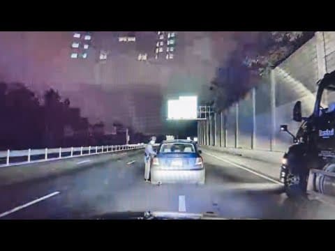 VIDEO: Virginia trooper hit by drunk driver during traffic stop
