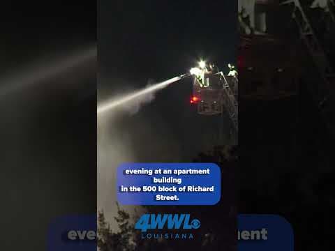 Louisiana apartment fire leaves 30 displaced from their homes