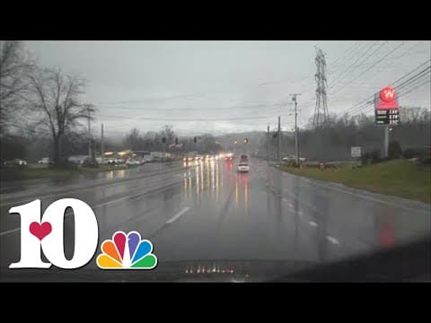 Vinay Simlot tracking rainy road conditions in the region