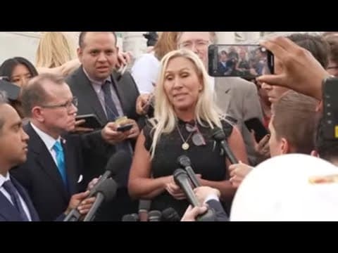 House quickly rejects Rep. Marjorie Taylor Greene's effort to remove Speaker Johnson from office