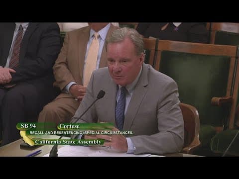 Widow of murdered El Cajon reporter speaks out against SB94