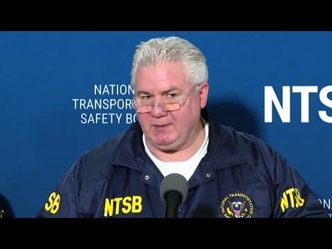 NTSB full update on American Airlines plane crash in Washington, D.C. (Jan. 31, 2025)